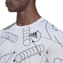 adidas Tennis T-shirt Club Graphic Tee white Men